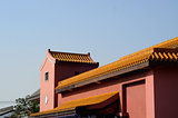 Chinese style temple roof 