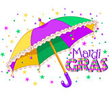 Mardi Gras umbrella