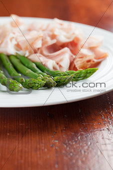 Asparagus and prosciutto