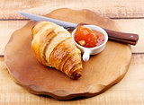 Croissant and Jam