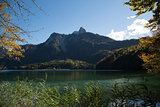 Lake Alpsee in Autumn