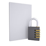 Combination lock and white book