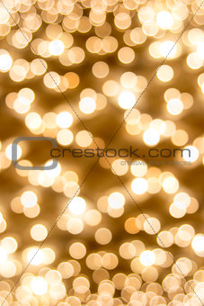 Old Theater Marquee Ceiling Blinking Lights Bokeh