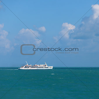 Ferry goes by sea - Thailand