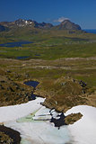 Mountains on Lofoten islands