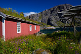 Norwegian rorbu fishing hut