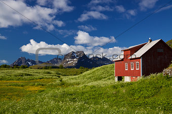 Picturesque Lofoten panorama