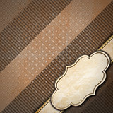 Brown Vintage Background with Label