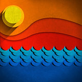 Seascape Abstract Background