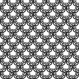 Design seamless monochrome trellis pattern