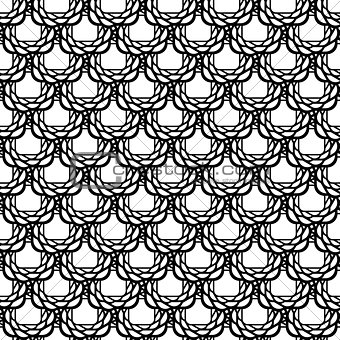 Design seamless monochrome trellis pattern