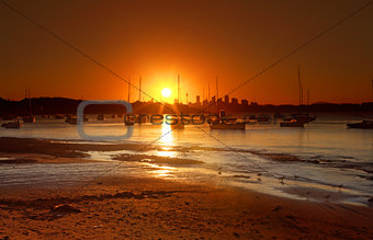 Sunset over Watsons Bay, Australia