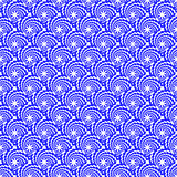 Design seamless blue spiral diagonal background