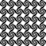 Design seamless monochrome helix geometric pattern