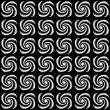 Design seamless monochrome spiral background