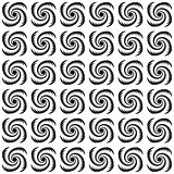 Design seamless uncolored wave pattern