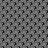 Design seamless monochrome spiral diagonal pattern