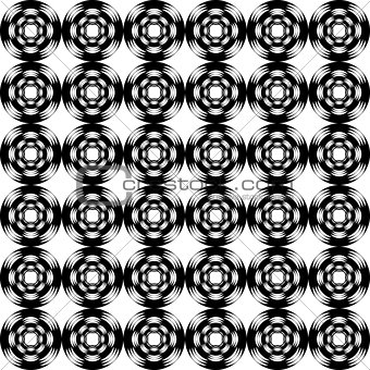 Design seamless geometric pattern. Monochrome trellis background