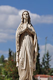 virgin mary statue