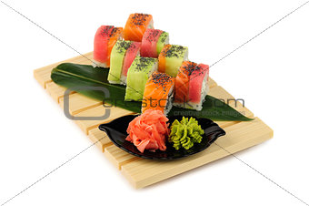 Rainbow sushi