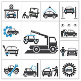 Auto repair icons