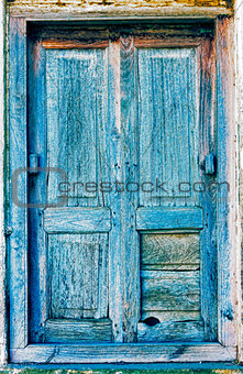 Old wooden shutters