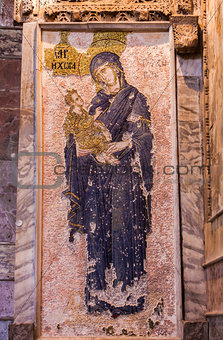 Jesus and Mary Mosaic in Chora Church