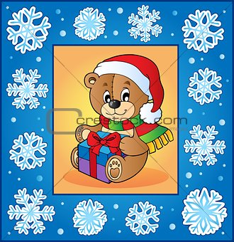 Christmas topic greeting card 1
