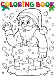 Coloring book Santa Claus topic 9
