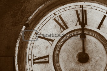 Antique Clock Face