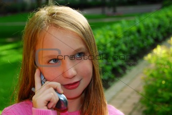 Girl phone