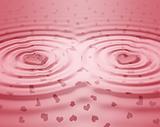 pink ripples