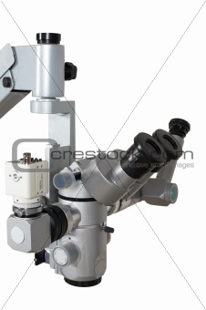 microscope with the digital camera