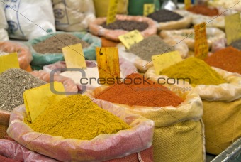 Spices in The Market