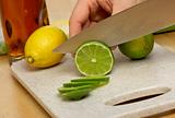 Slicing a Lime
