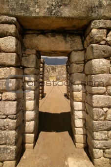 Machu Picchu Doorway
