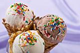 ice-cream with knick-knackery