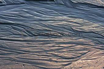 Water Patterns On Sand