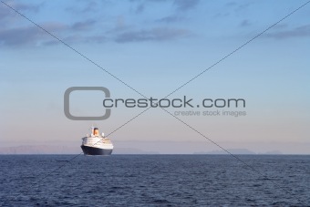 Cruise ship close to Funchal harbour
