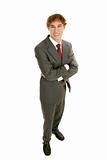 Young Businessman Full Body Arms Crossed