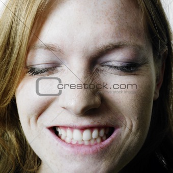 Smiling woman portrait
