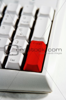Desktop Keypad Enter Red