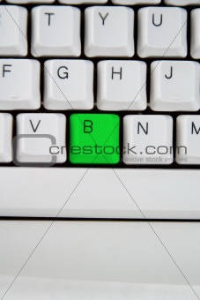 Computer Keyboard Leter B