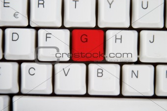 Computer Keyboard Letter G