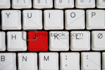 Computer Keyboard Letter J