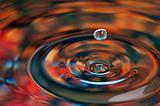 isolated water droplet 