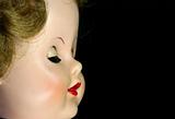Doll with closed eyes