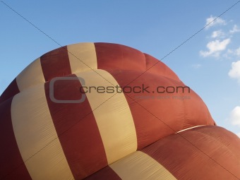 Semi-inflated balloon