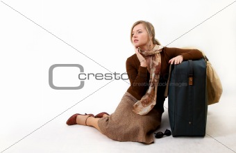  woman with huge bag