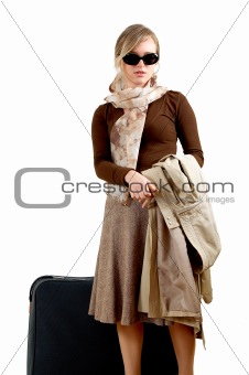 woman with huge bag